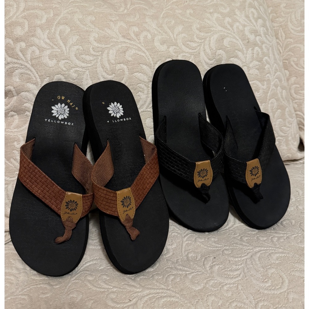 Yellow Box Sandals